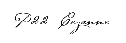 連筆英文簽名字體