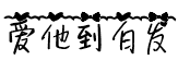我愛他到白發